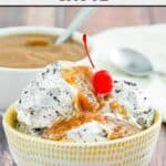 Copycat Friendly's peanut butter sauce ice cream topping.