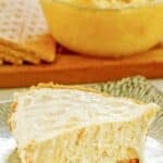 A slice of million dollar pineapple pie.